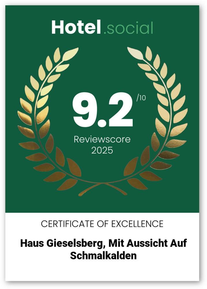 Haus Gieselsberg, Mit Aussicht Auf Schmalkaldenヴィラ エクステリア 写真